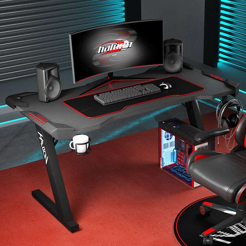 Carbon Fiber Internet Cafe Lift Computer Table - globaltradeleader