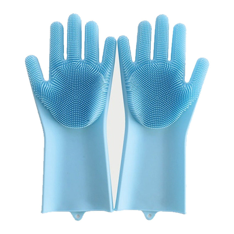 Dishwashing Utility And Silicone Dishwashing Gloves