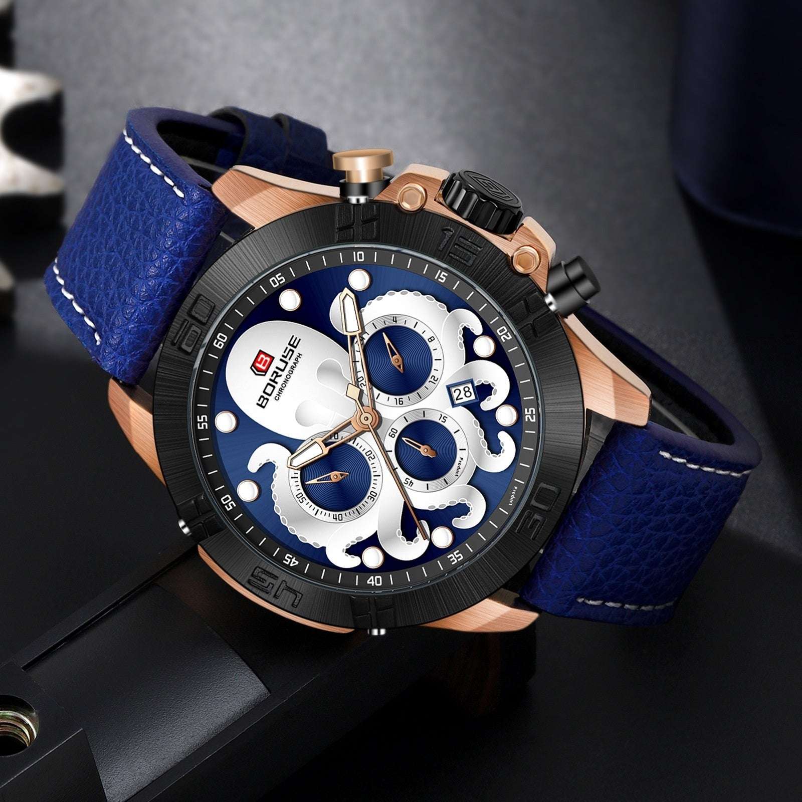 Octopus Waterproof Watch Men's Luminous Quartz Watch