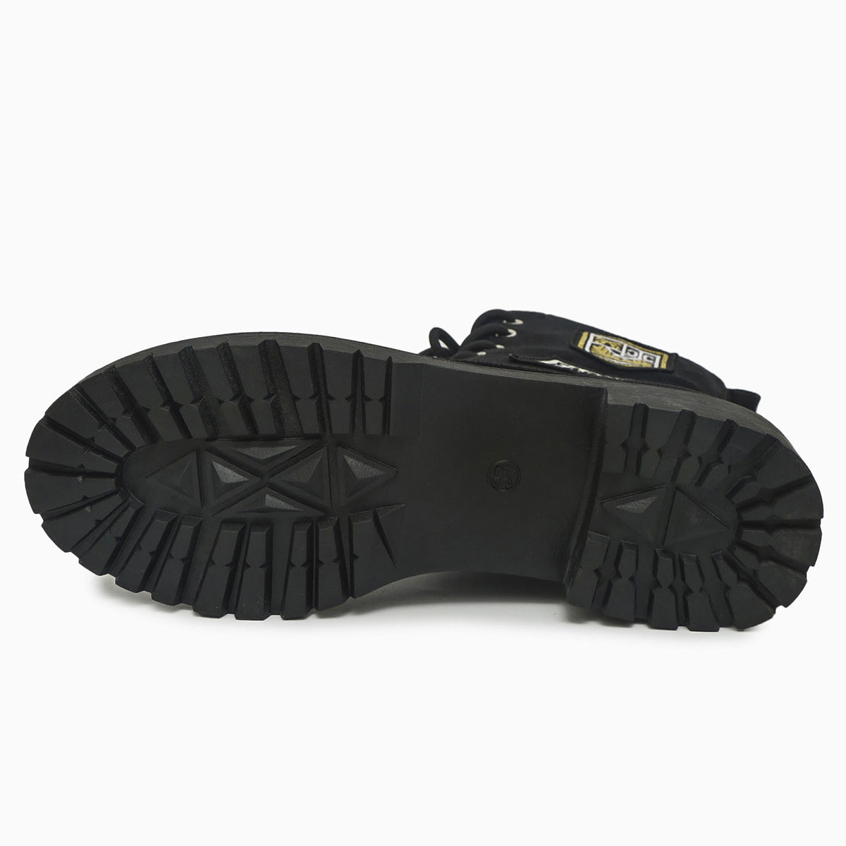 Fashion Lace-up Chunky Heels Boots Winter Round Toe Shoes For Women - globaltradeleader