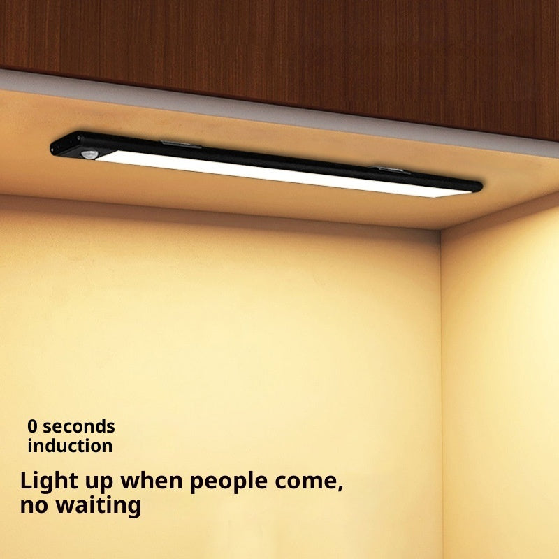 Smart LED Strip Human Sensor Light, Magnetic Self-adhesive Wardrobe Light - globaltradeleader