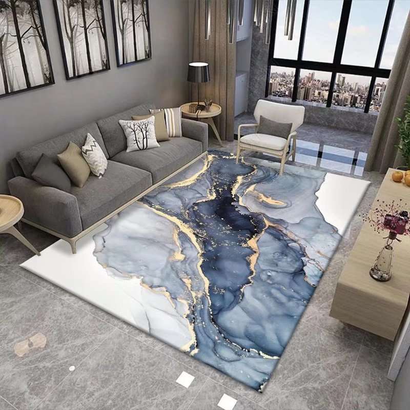 New Chinese Modern Abstract Ink Painting Living Room Carpet - globaltradeleader