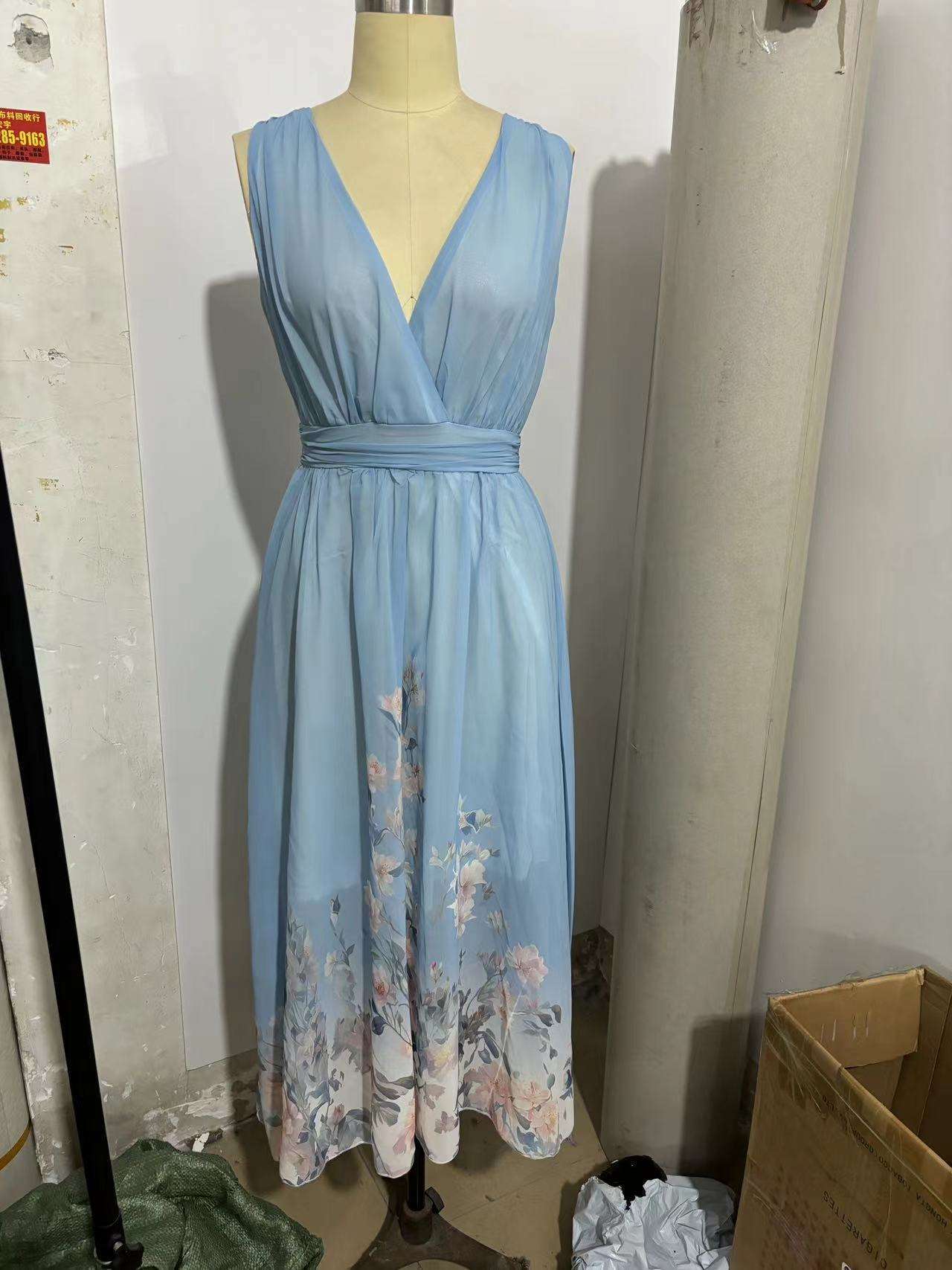 Evening Gown Elegant V-neck Dress - globaltradeleader