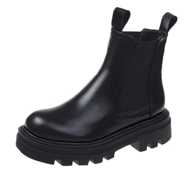 Mid Heel Chelsea Boots