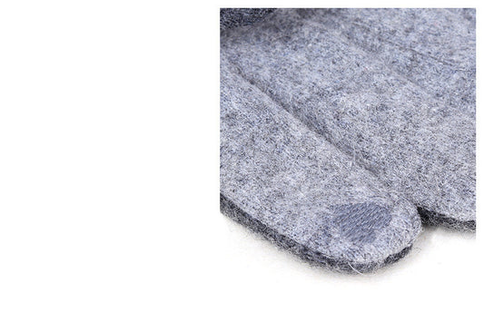 New Women's Autumn And Winter Cashmere Gloves - globaltradeleader