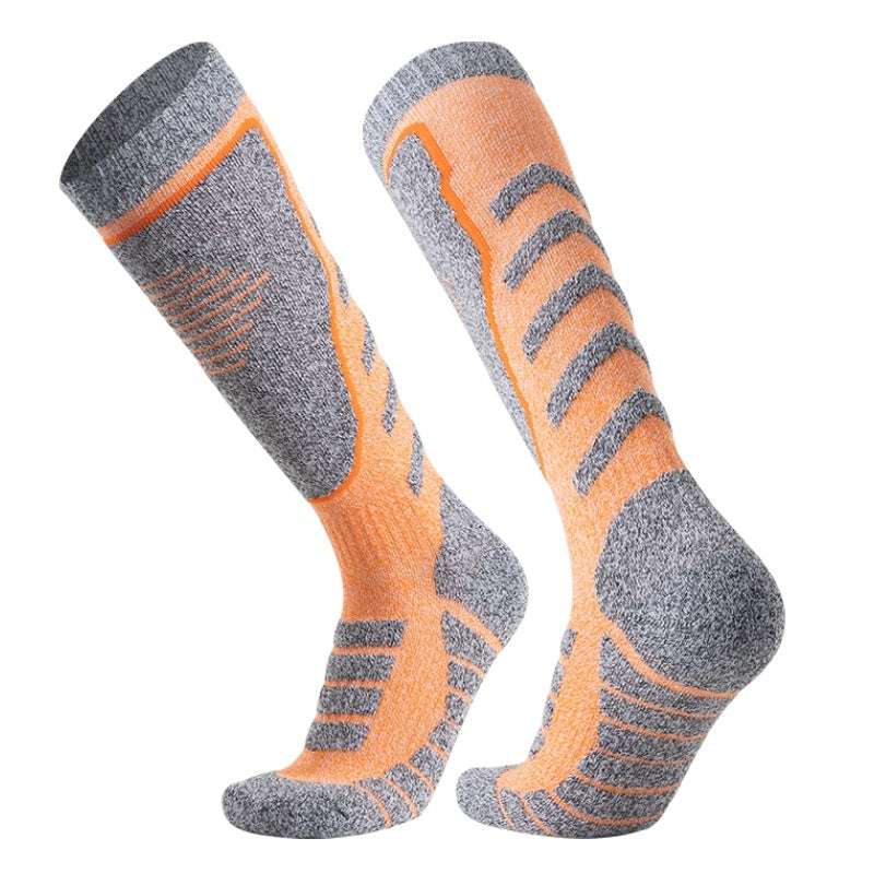 Outdoor Ski Socks Thickening Exercise Towel Bottom Climbing Long Socks - globaltradeleader