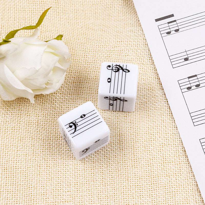Children's Music Theory Enlightenment Introduction Staff Score Recognition Note Dice - globaltradeleader