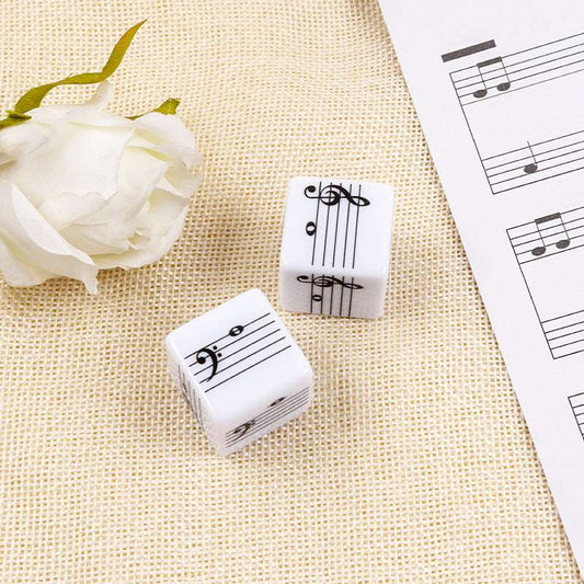 Children's Music Theory Enlightenment Introduction Staff Score Recognition Note Dice - globaltradeleader