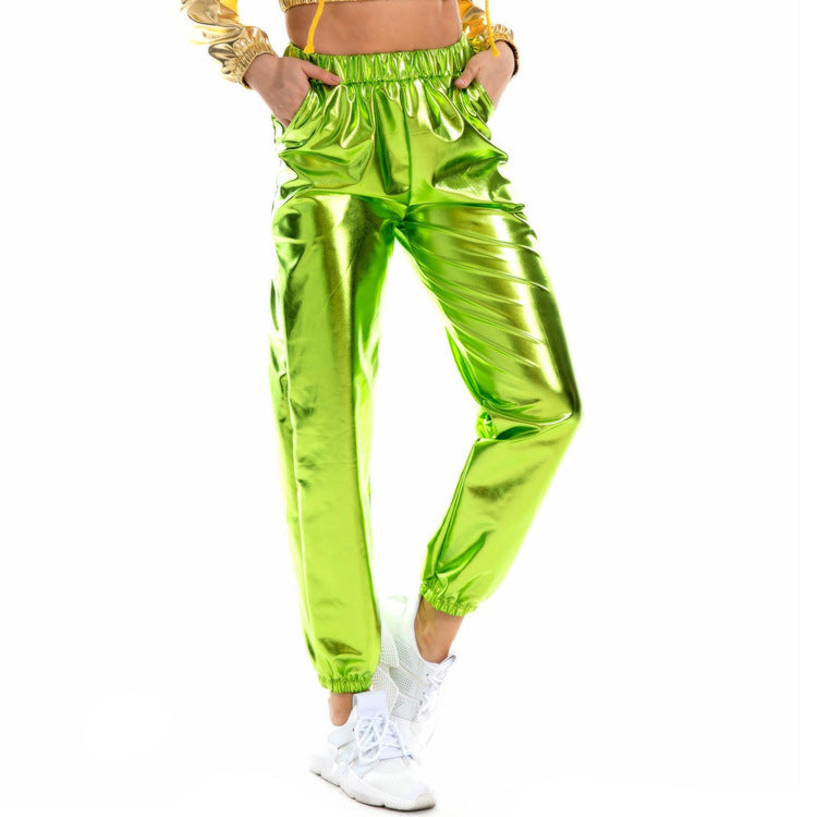 Fashion Casual Colorful Solid Color High-elastic Women's Trousers - globaltradeleader