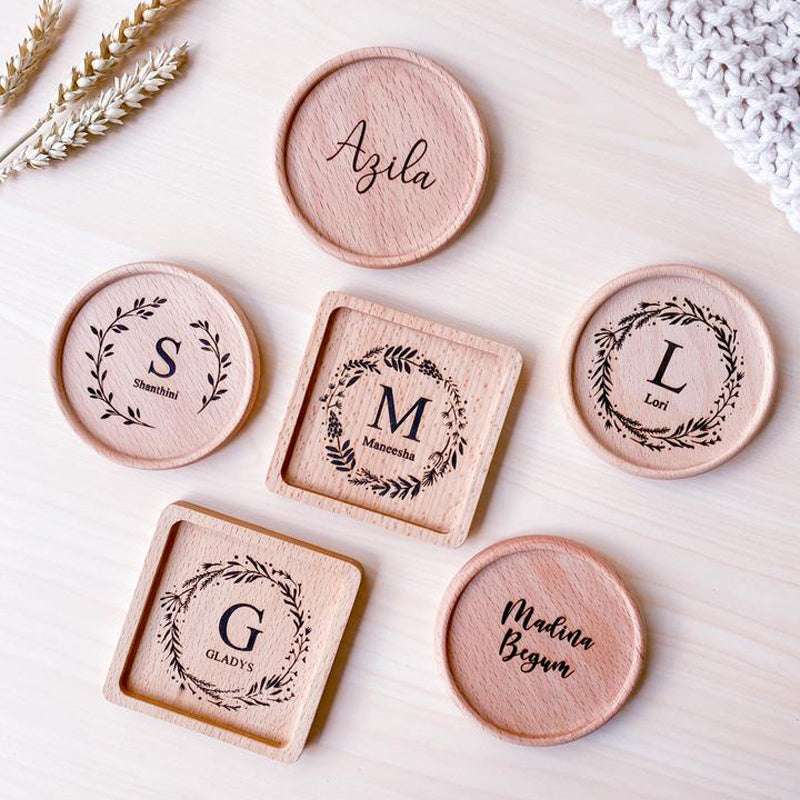 Wooden Solid Wood Coaster - globaltradeleader