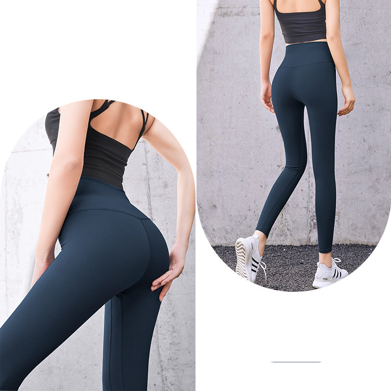 Fitness Yoga Pants High Waist Leggings Running Sports - globaltradeleader