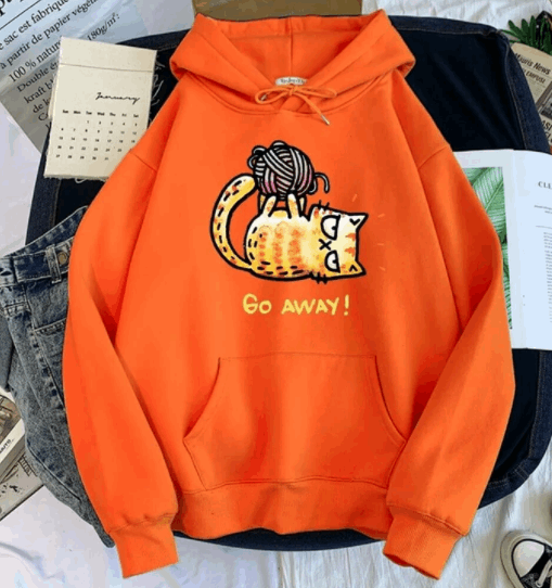 Creative Personality Pattern Hooded Sweater