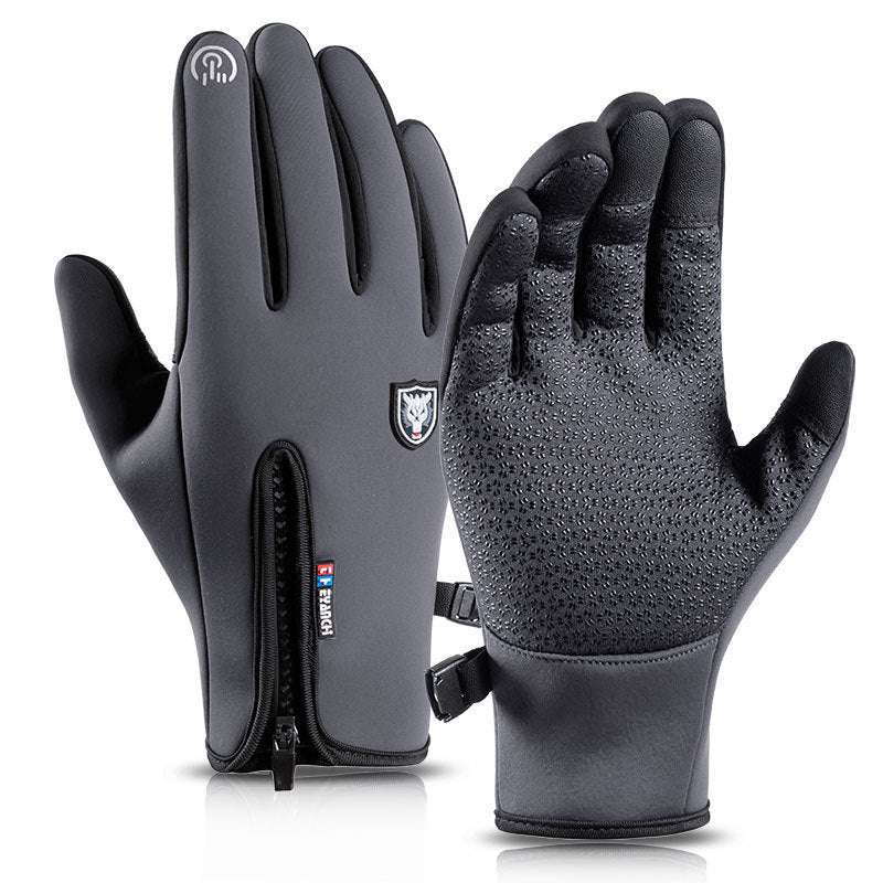 Men's Warm Fleece Ski Sports Cycling Gloves