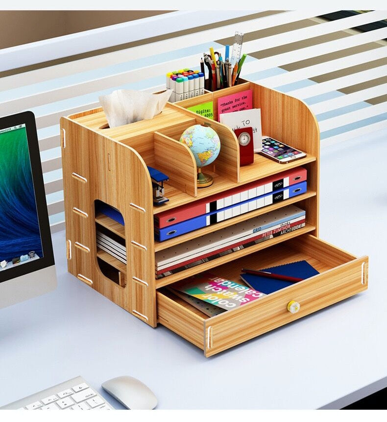 Office Desk Dormitory Desktop Storage Rack - globaltradeleader