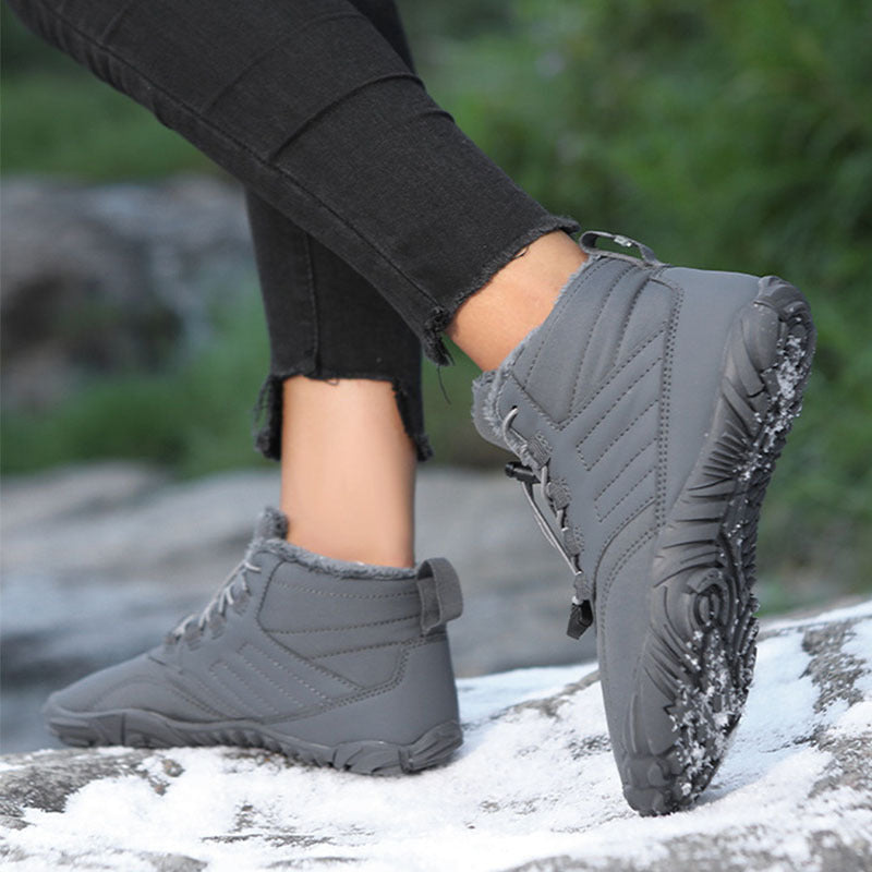Outdoor Sports Cotton Shoes For Men And Women Winter Warm Slip-on Boots Wear-resistant Anti-ski Thickened Shoes Couple - globaltradeleader