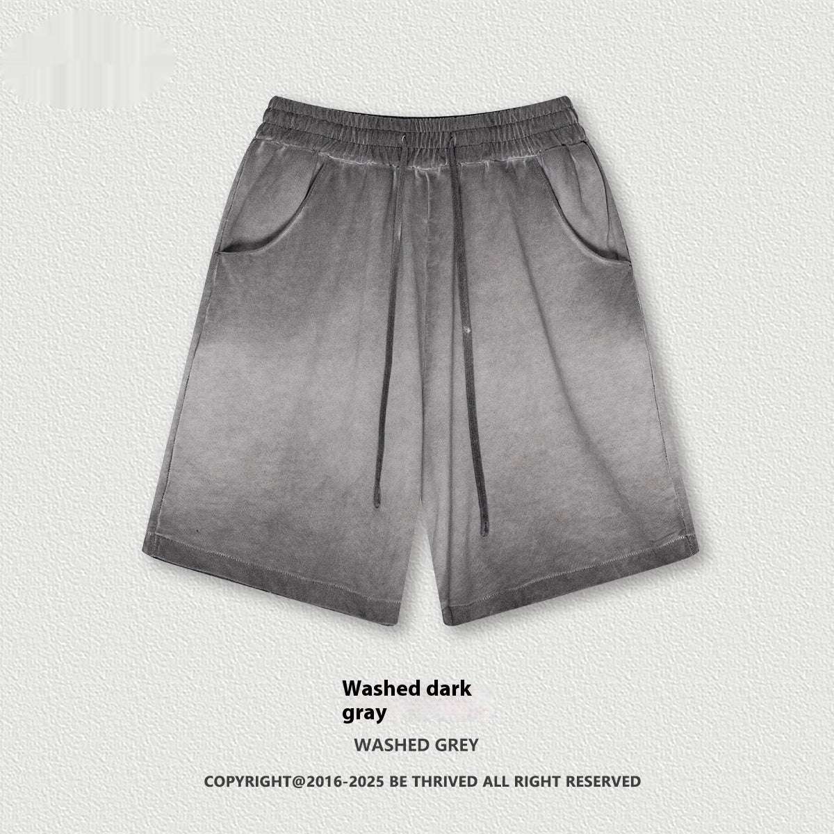 Heavy Drawstring Leisure Sports Pants Fashion Brand Retro Reverse Bottom Fried Fifth - globaltradeleader