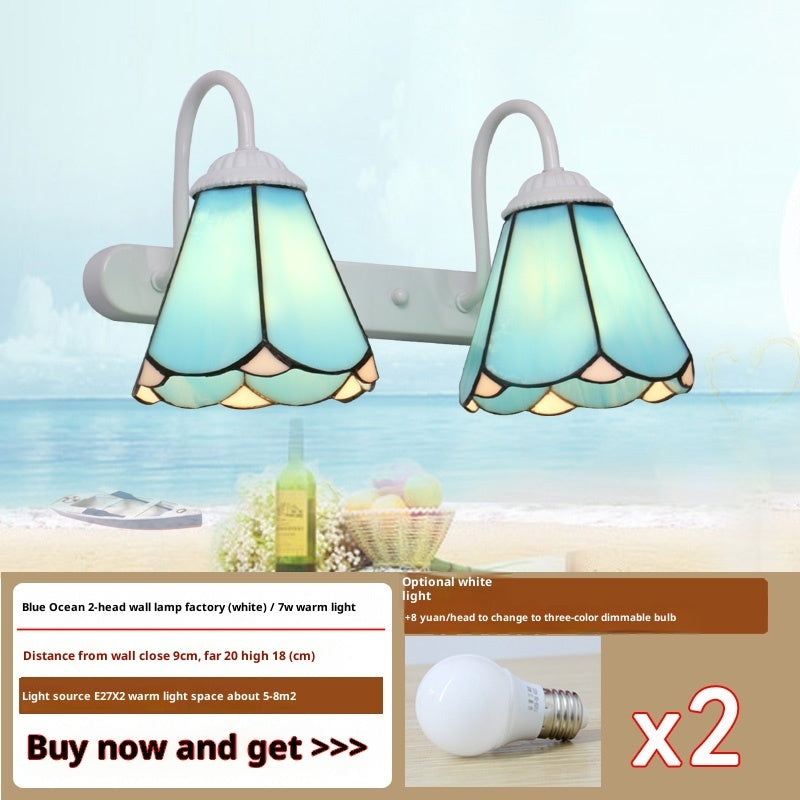 Country Style And Simple Bathroom Double-head Lamp - globaltradeleader