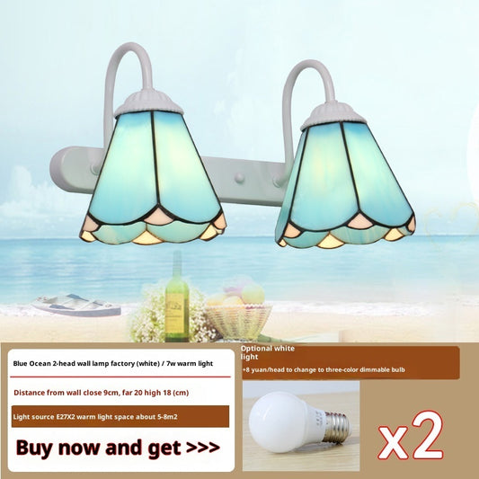 Country Style And Simple Bathroom Double-head Lamp - globaltradeleader