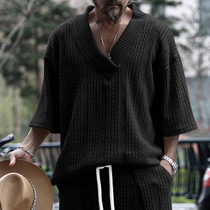 Men's Fashion Casual Loose Short Sleeves - globaltradeleader