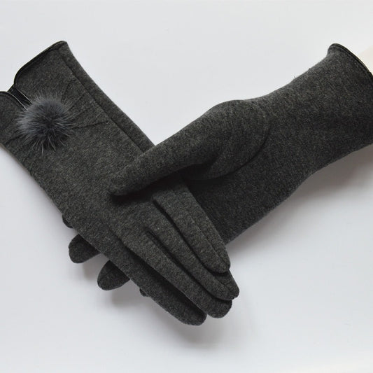 Women's Winter Warm Spun Velvet Gloves - globaltradeleader