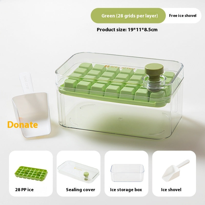 One-click Demoulding Tray Double Layer Pressing Ice Maker - globaltradeleader