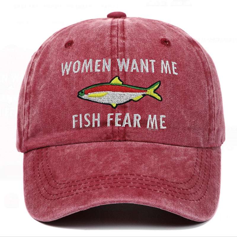 Men's And Women's All-match Embroidered E-washed Baseball Cap Outdoor Sun Protection - globaltradeleader