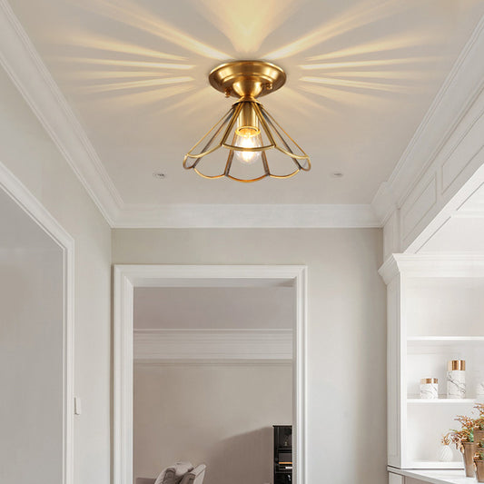 Minimalist Creative Pure Copper Ceiling Lamp - globaltradeleader