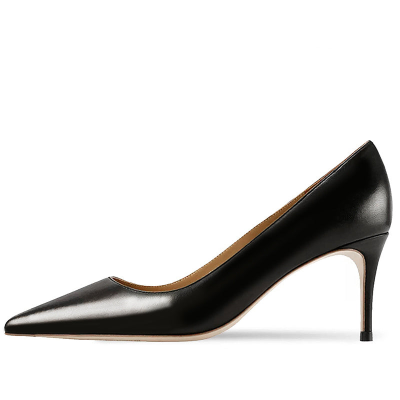 Naked Light Mouthed French Women's Soft Soled Non Tiring High-heeled Single Shoes - globaltradeleader