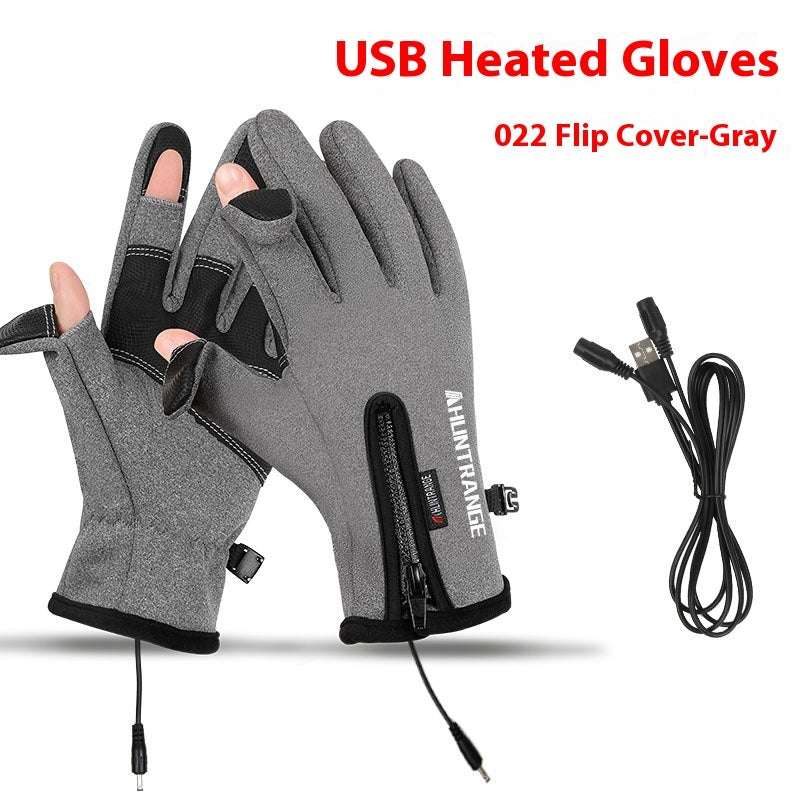USB Electric Heating Heating Gloves Winter Outdoors Sports Skiing Warm Waterproof Non-slip - globaltradeleader