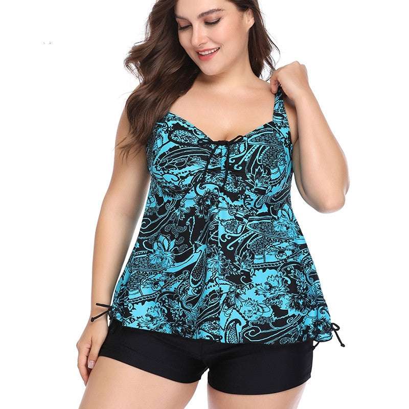 Big Plus Size Sexy Women Swimwear 2 Piece Swim Bathing Suit - globaltradeleader