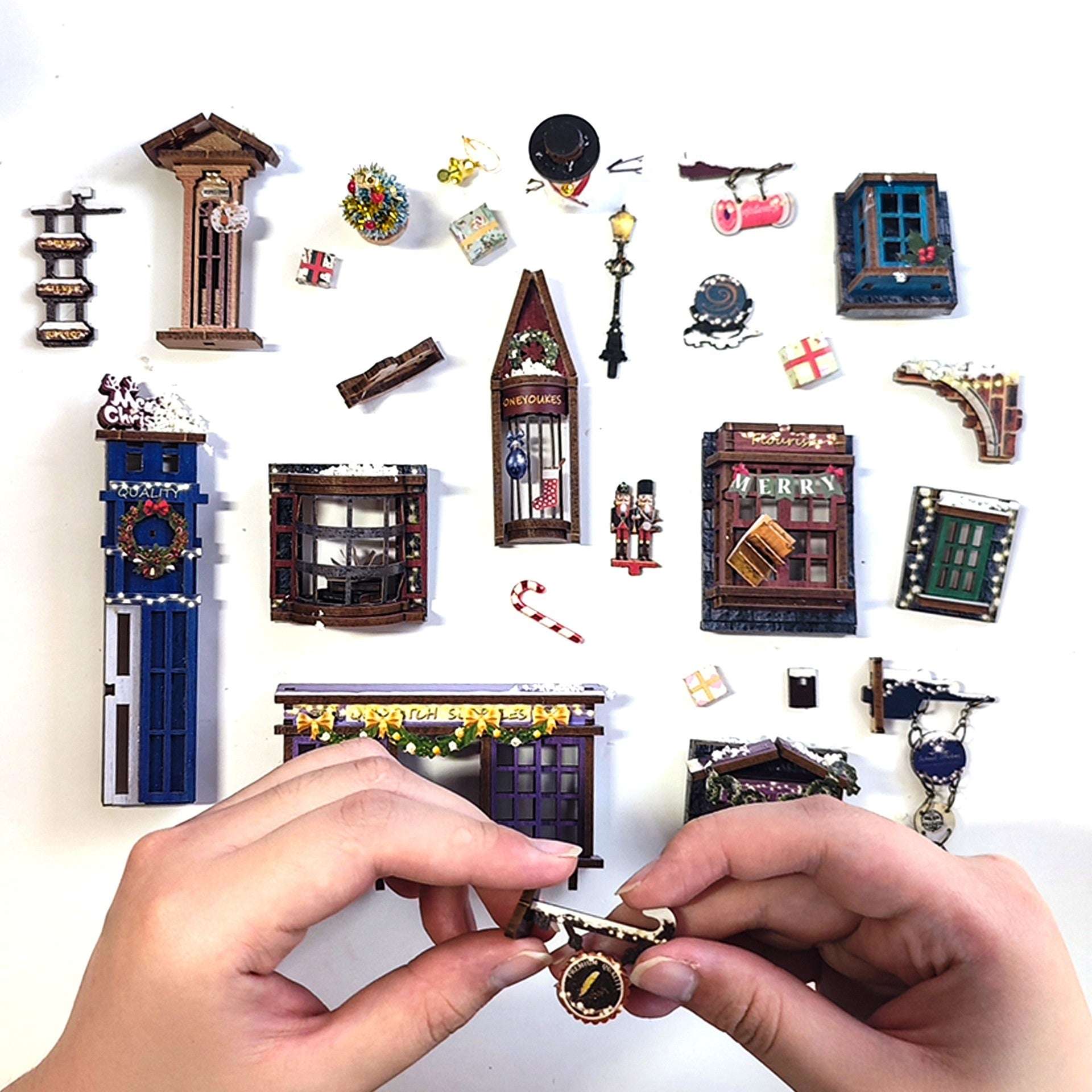 Creative Wooden Assembled Bookshelf Desktop Decoration - globaltradeleader