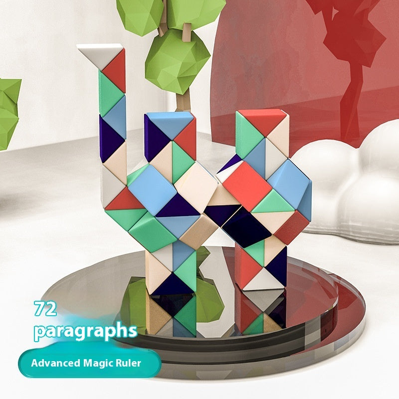 Glass Rubik's Snake Full Set Detachable Toys - globaltradeleader