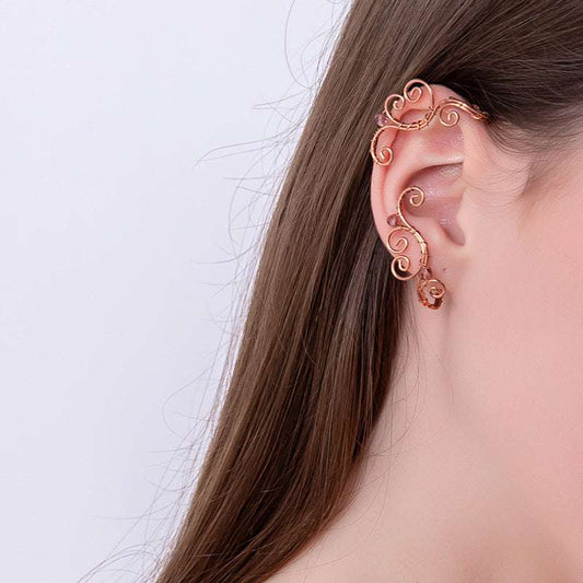 Flower-shaped Elf Personality Temperament Earrings