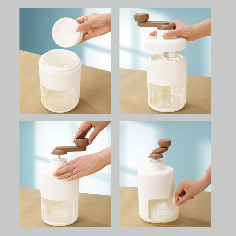 Kitchen Hand Block Shaving Machine Household Small Ice Maker Slush Machine Ice Breaking Artifact Soft Ice Ice Crusher Stall - globaltradeleader