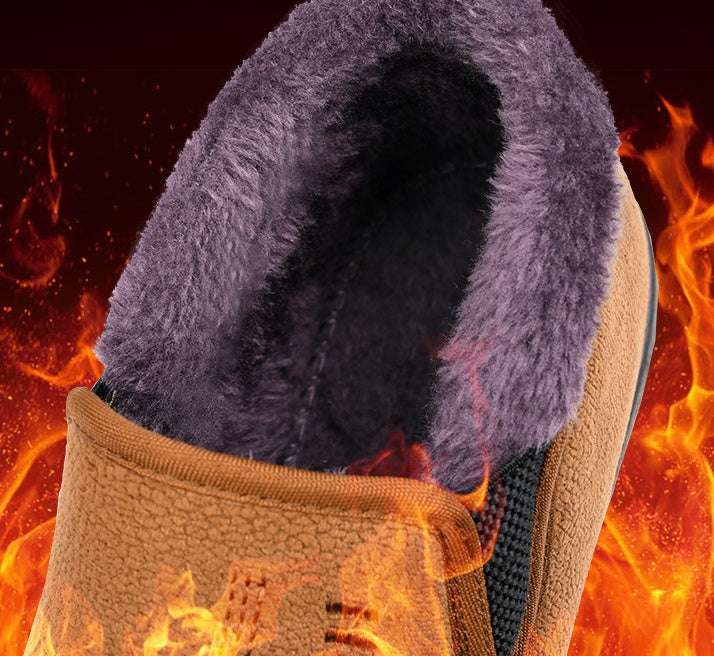 Cotton-padded Shoes Men Winter Velvet And Thick Male Warm - globaltradeleader