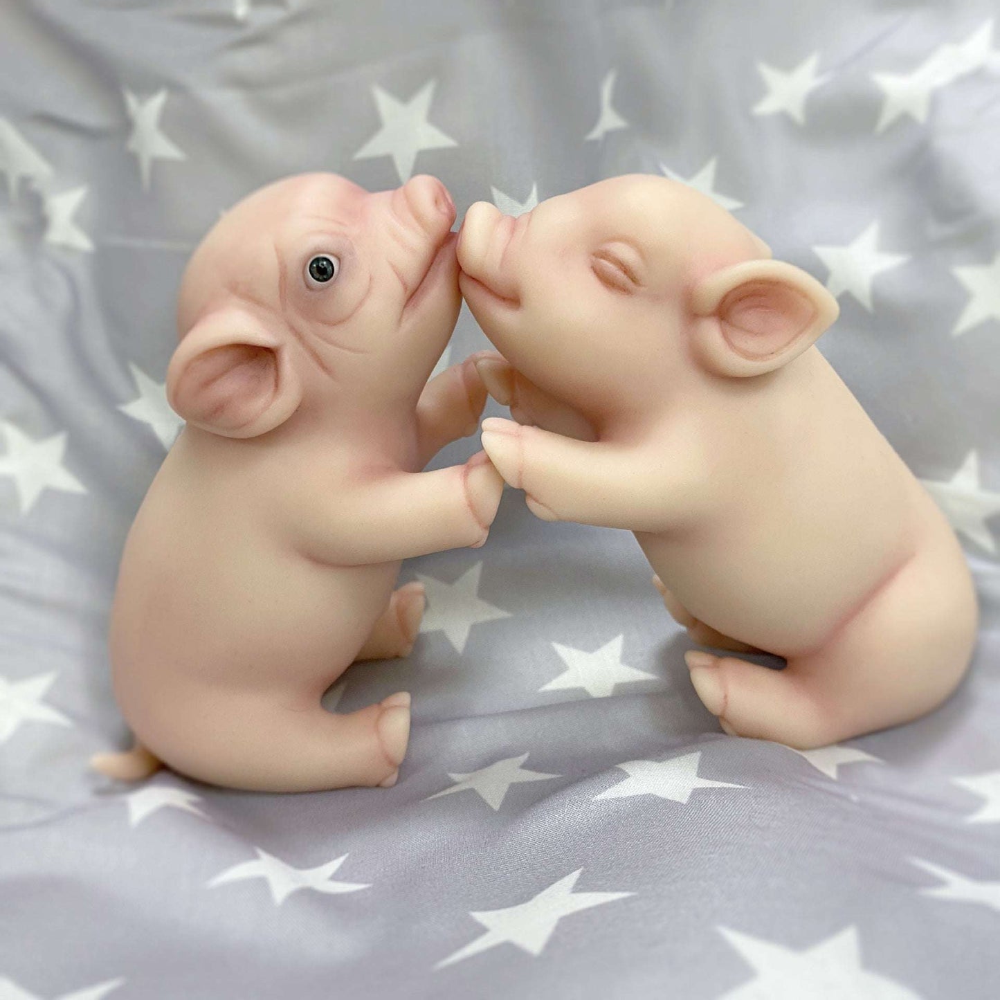 Silicone Rebirth Toy Simulation Doll Vinyl Piglet