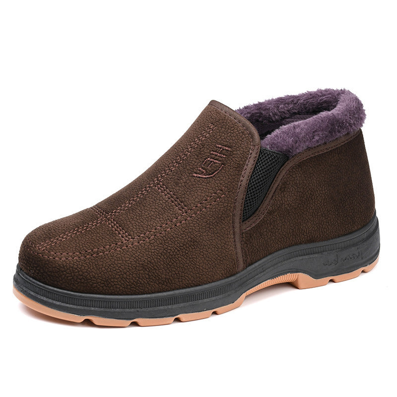 Cotton-padded Shoes Men Winter Velvet And Thick Male Warm - globaltradeleader