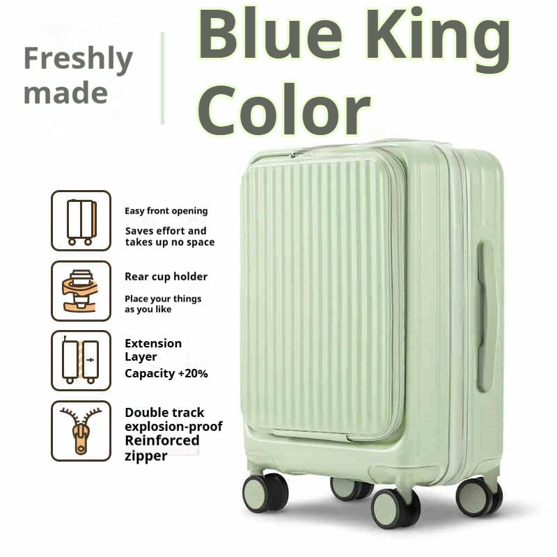 Expandable Multi Lever 20 Inch Suitcase - globaltradeleader