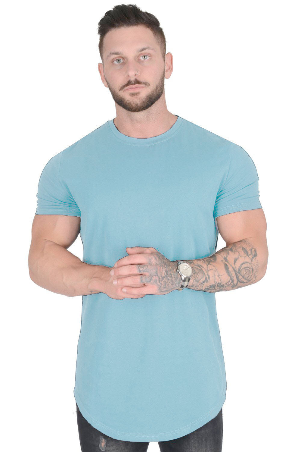 Men's Casual Short-sleeved Sports Fitness T-shirt - globaltradeleader
