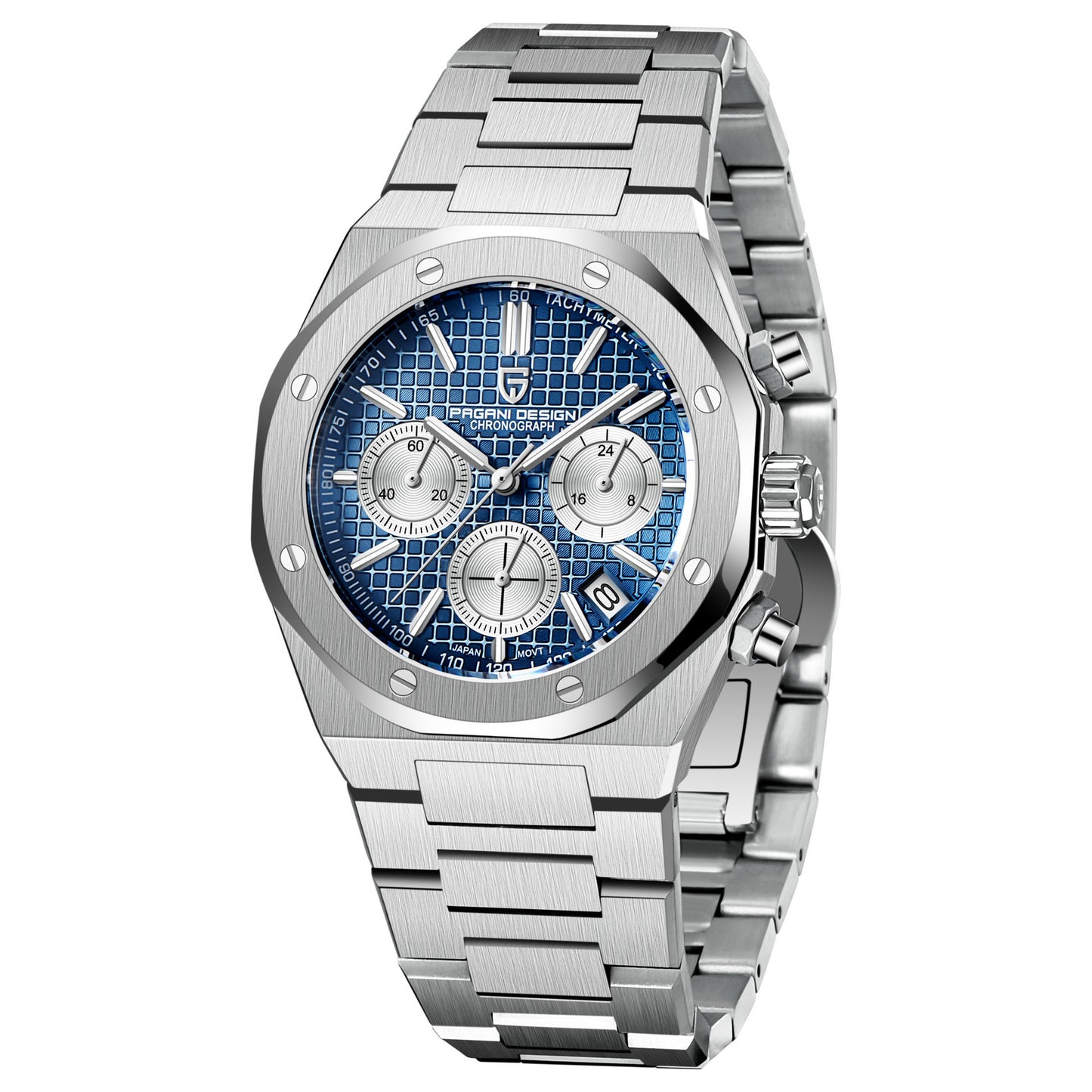 Design Men's Watch Quartz 6 Hand Chronograph Business - globaltradeleader