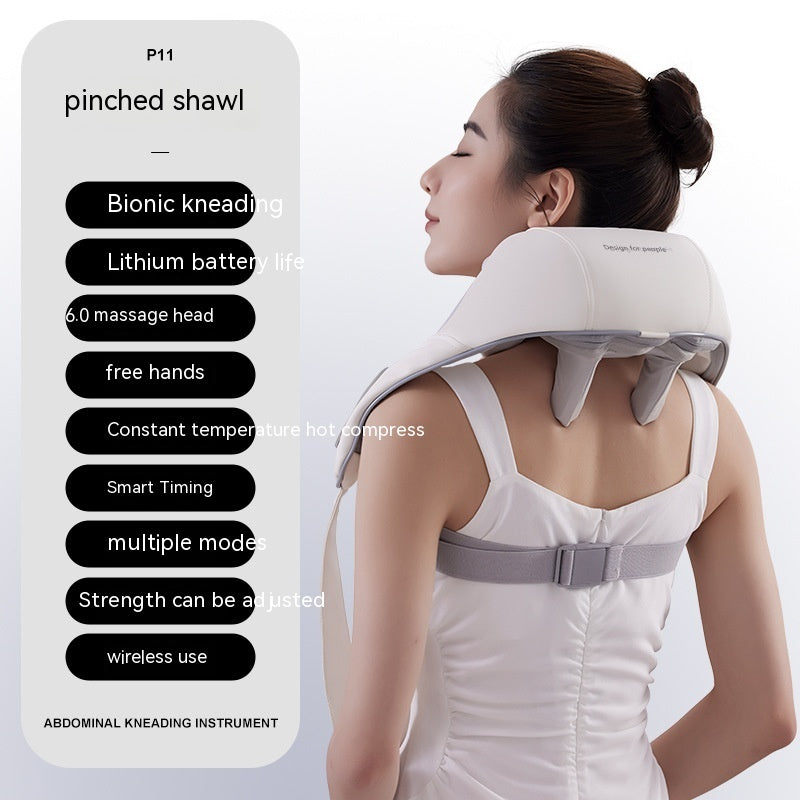 Oblique Muscle Shoulder And Neck Massager Clip Kneading Electric - globaltradeleader