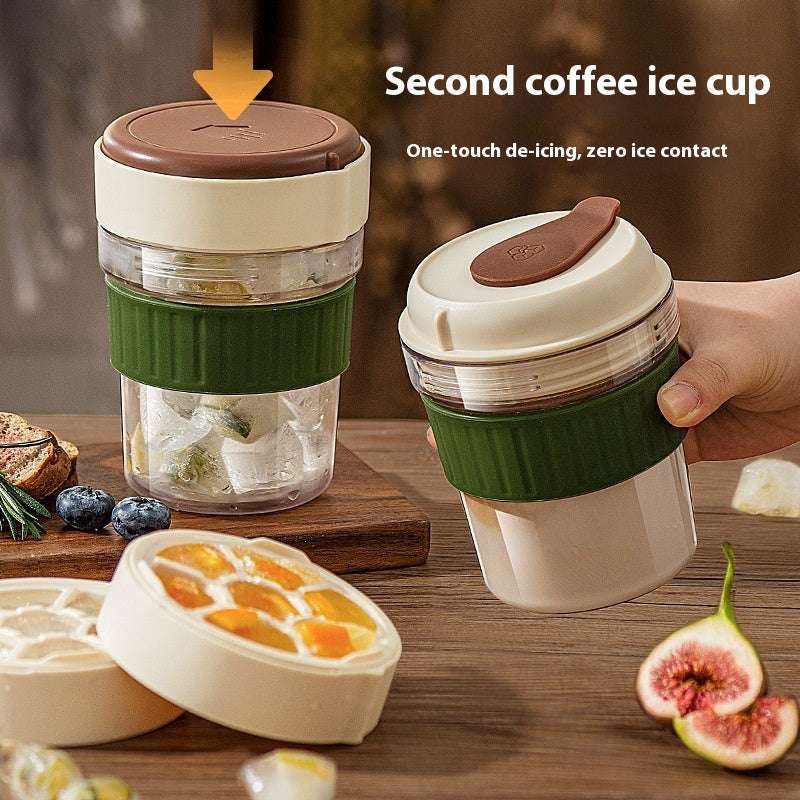 Cold Cup Portable Coffee With Ice Tray - globaltradeleader