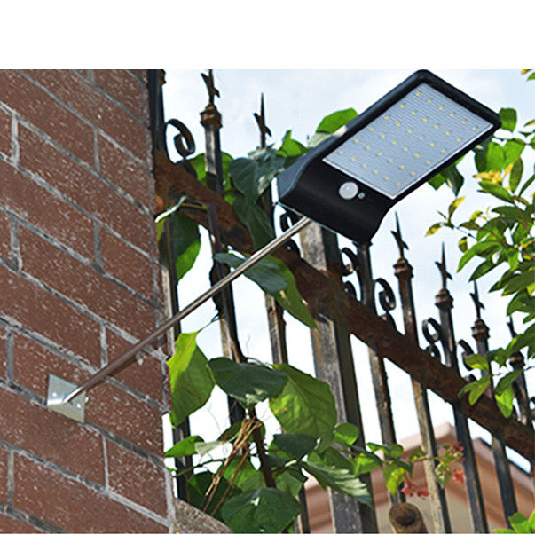 36LED Solar Human Body Induction Outdoor Waterproof Courtyard Wall Lamp - globaltradeleader