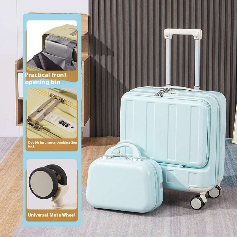 New Full-opening Multi-functional Luggage 18-inch - globaltradeleader