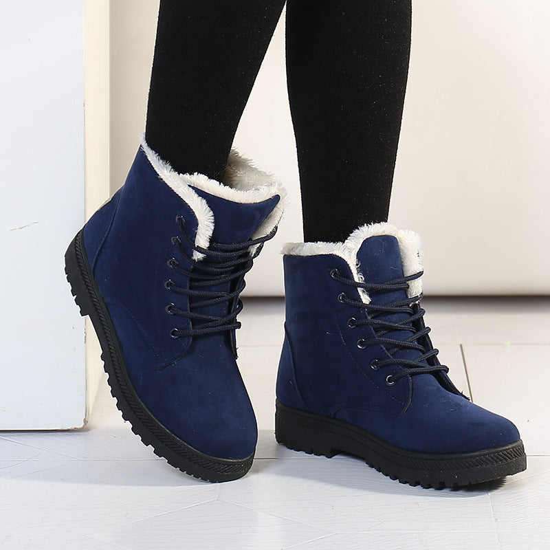 Winter Snow Boots With Warm Plush Ankle Boots For Women Shoes - globaltradeleader
