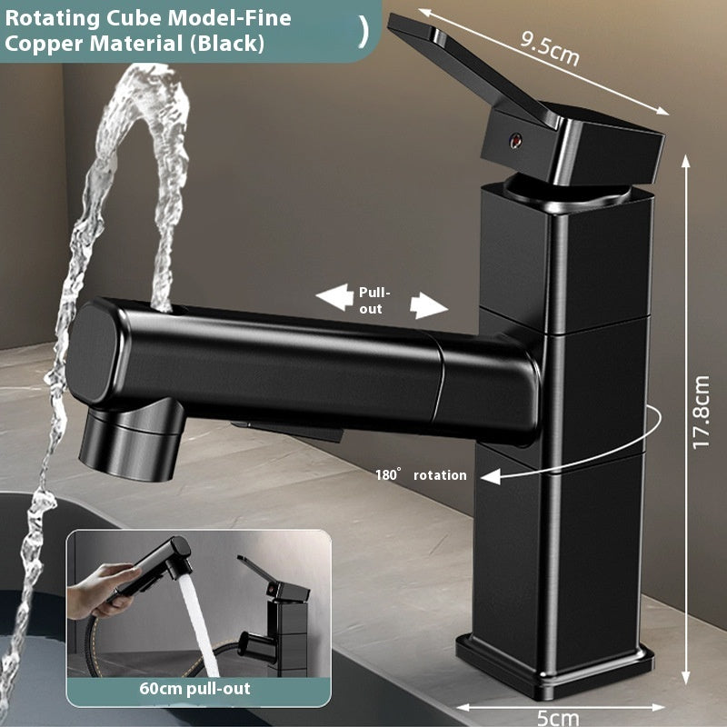 Pull-out Faucet Bathroom Wash Face Hand - globaltradeleader