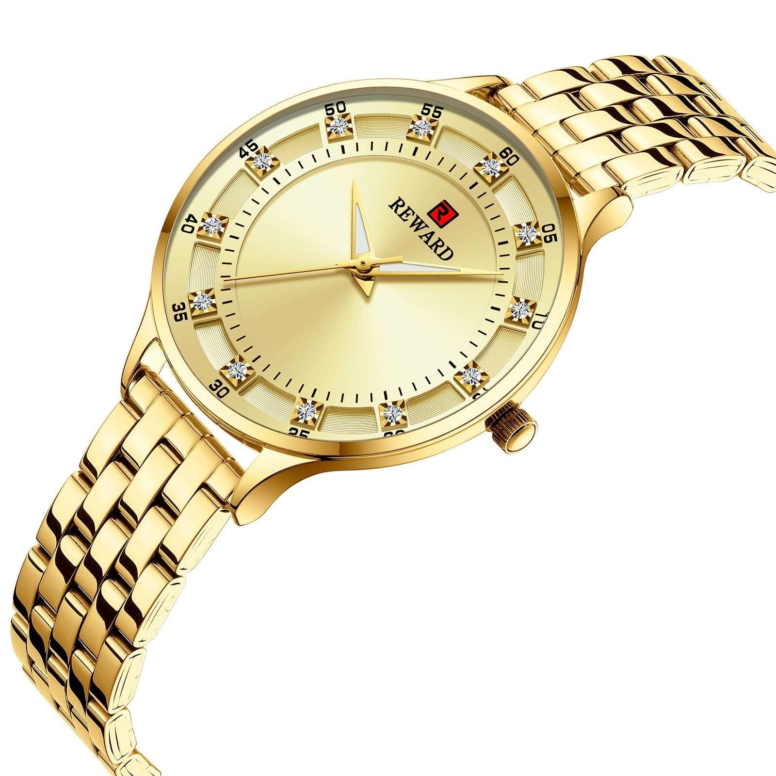 Fashion Steel Belt Quartz Diamond Women's Watch Waterproof - globaltradeleader
