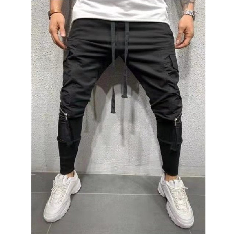 Stitching Men's Fashion And Comfort Elastic Sweatpants - globaltradeleader