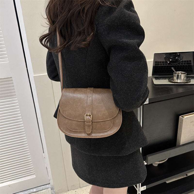 Women's Casual Fashion One Shoulder Saddle Bag - globaltradeleader