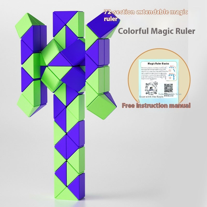 Glass Rubik's Snake Full Set Detachable Toys - globaltradeleader